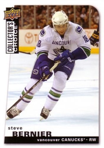 #181 Steve Bernier - Vancouver Canucks - 2008-09 Collector's Choice Hockey