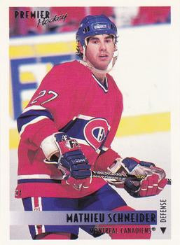 #181 Mathieu Schneider - Montreal Canadiens - 1994-95 O-Pee-Chee Premier Hockey