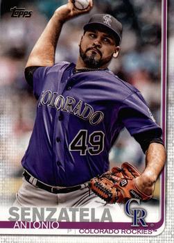 #181 Antonio Senzatela - Colorado Rockies - 2019 Topps Baseball