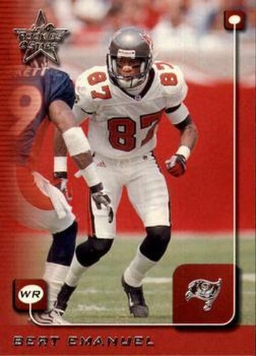 #181 Bert Emanuel - Tampa Bay Buccaneers - 1999 Leaf Rookies & Stars Football