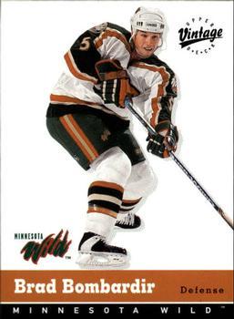 #181 Brad Bombardir - Minnesota Wild - 2000-01 Upper Deck Vintage Hockey