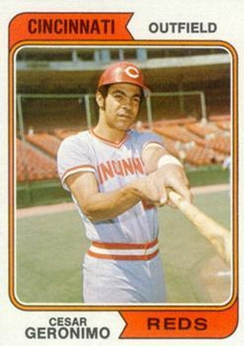 #181 Cesar Geronimo - Cincinnati Reds - 1974 Topps Baseball