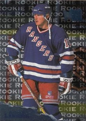 #181 Darren Langdon - New York Rangers - 1995-96 Metal Hockey