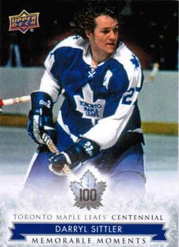 #181 Darryl Sittler - Toronto Maple Leafs - 2017 Upper Deck Toronto Maple Leafs Centennial Hockey
