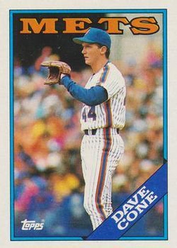 #181 Dave Cone - New York Mets - 1988 Topps Baseball