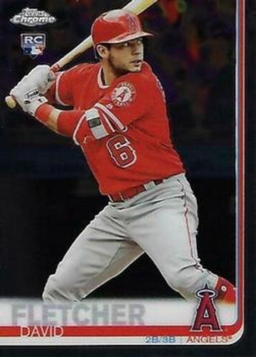 #181 David Fletcher - Los Angeles Angels - 2019 Topps Chrome Baseball