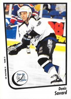 #181 Denis Savard - Tampa Bay Lightning - 1994-95 Panini Hockey Stickers