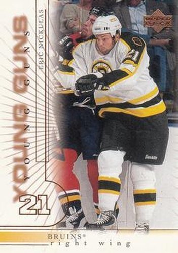 #181 Eric Nickulas - Boston Bruins - 2000-01 Upper Deck Hockey