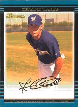 #181 Gerard Oakes - Milwaukee Brewers - 2002 Bowman Baseball