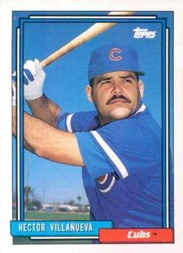 #181 Hector Villanueva - Chicago Cubs - 1992 Topps Baseball