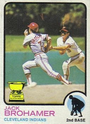 #181 Jack Brohamer - Cleveland Indians - 1973 Topps Baseball