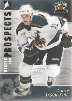 #181 Jason King - Manitoba Moose - 2004-05 In The Game Heroes and Prospects Hockey