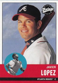 #181 Javy Lopez - Atlanta Braves - 2001 Upper Deck Vintage Baseball