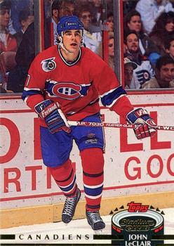 #181 John LeClair - Montreal Canadiens - 1992-93 Stadium Club Hockey