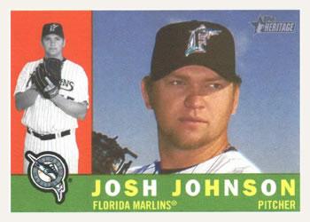 #181 Josh Johnson - Florida Marlins - 2009 Topps Heritage Baseball