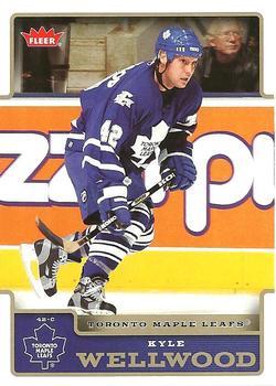 #181 Kyle Wellwood - Toronto Maple Leafs - 2006-07 Fleer Hockey