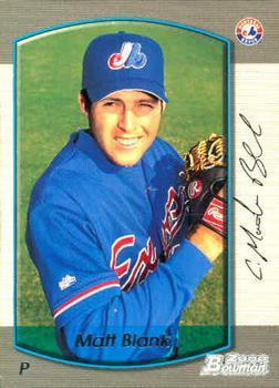 #181 Matt Blank - Montreal Expos - 2000 Bowman Baseball