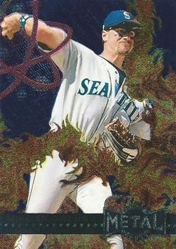 #181 Mike Blowers - Los Angeles Dodgers - 1996 Metal Universe Baseball