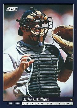 #181 Mike LaValliere - Chicago White Sox -1994 Score Baseball