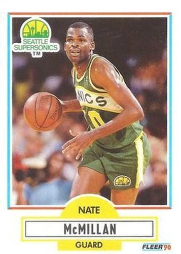 #181 Nate McMillan - Seattle SuperSonics - 1990-91 Fleer Basketball