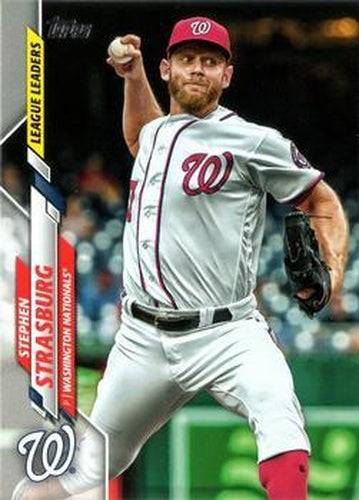 #181 Stephen Strasburg - Washington Nationals - 2020 Topps Baseball