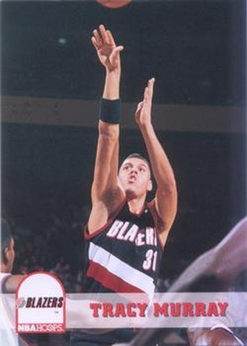#181 Tracy Murray - Portland Trail Blazers - 1993-94 Hoops Basketball