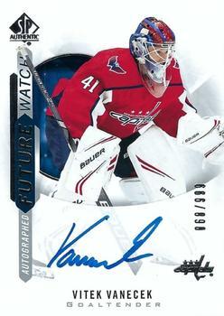 #181 Vitek Vanecek - Washington Capitals - 2020-21 SP Authentic Hockey