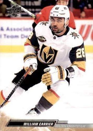 #181 William Carrier - Vegas Golden Knights - 2022-23 Upper Deck Hockey