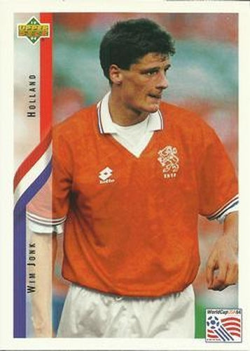 #181 Wim Jonk - Netherlands - 1994 Upper Deck World Cup Contenders English/Spanish Soccer