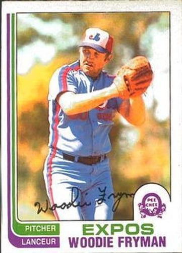 #181 Woodie Fryman - Montreal Expos - 1982 O-Pee-Chee Baseball