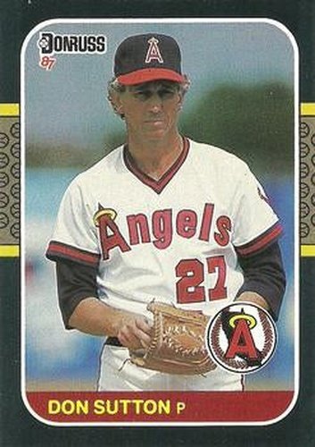 #181 Don Sutton - California Angels - 1987 Donruss Baseball