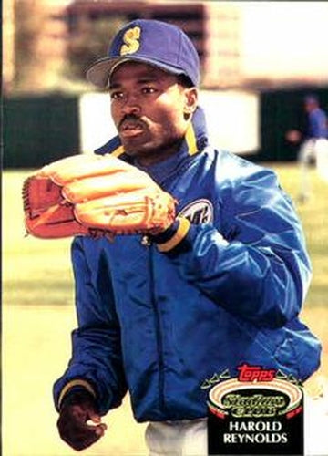 #181 Harold Reynolds - Seattle Mariners - 1992 Stadium Club Baseball
