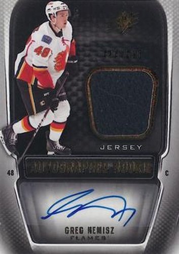 #181 Greg Nemisz - Calgary Flames - 2011-12 SPx Hockey