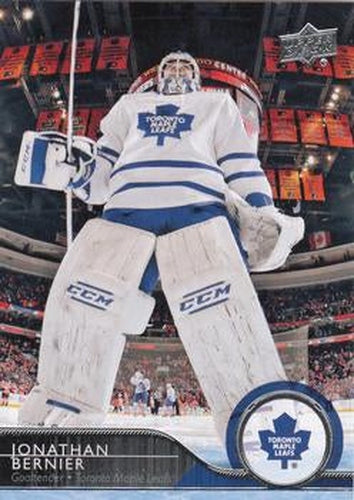 #181 Jonathan Bernier - Toronto Maple Leafs - 2014-15 Upper Deck Hockey