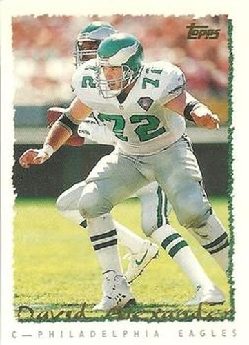 #181 David Alexander - Philadelphia Eagles - 1995 Topps Football
