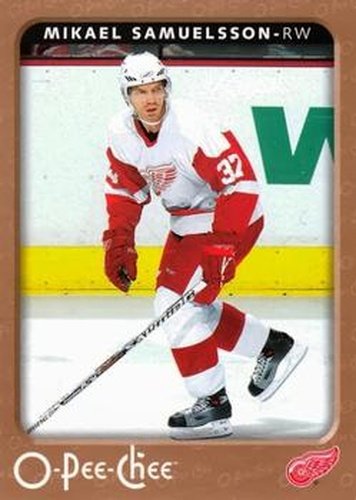 #181 Mikael Samuelsson - Detroit Red Wings - 2006-07 O-Pee-Chee Hockey