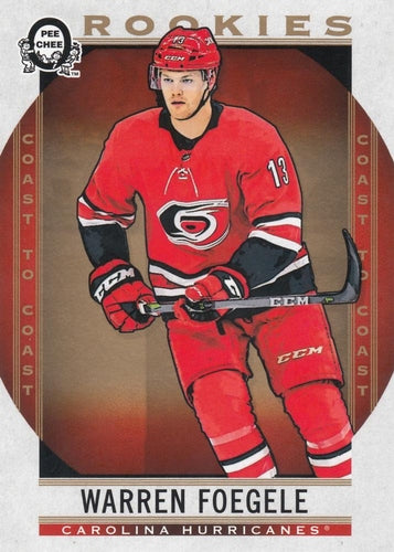 #181 Warren Foegele - Carolina Hurricanes - 2018-19 O-Pee-Chee Coast to Coast Hockey