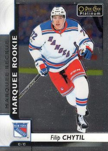#181 Filip Chytil - New York Rangers - 2017-18 O-Pee-Chee Platinum Hockey