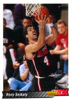 #181 Rony Seikaly - Miami Heat - 1992-93 Upper Deck Basketball