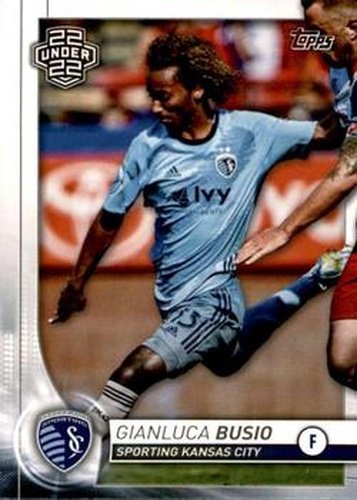 #181 Gianluca Busio - Sporting Kansas City - 2020 Topps MLS Soccer