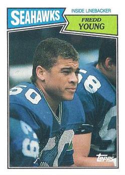 #181 Fredd Young - Seattle Seahawks - 1987 Topps Football