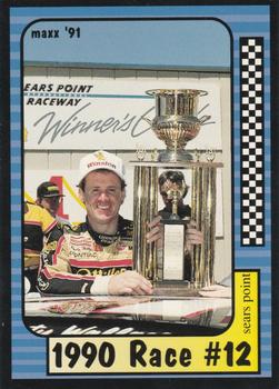 #182 1990 Race #12-Sears Point - Blue Max Racing - 1991 Maxx Racing