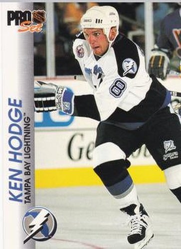 #182 Ken Hodge - Tampa Bay Lightning - 1992-93 Pro Set Hockey