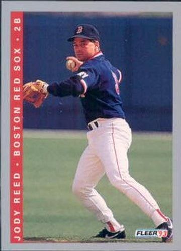 #182 Jody Reed - Boston Red Sox - 1993 Fleer Baseball