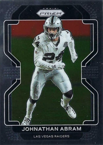 #182 Johnathan Abram - Las Vegas Raiders - 2021 Panini Prizm Football