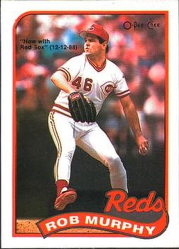 #182 Rob Murphy - Boston Red Sox - 1989 O-Pee-Chee Baseball