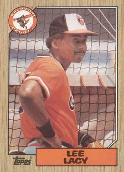 #182 Lee Lacy - Baltimore Orioles - 1987 Topps Baseball