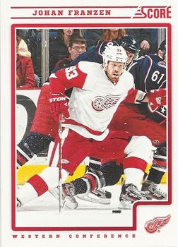 #182 Johan Franzen - Detroit Red Wings - 2012-13 Score Hockey