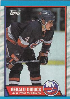 #182 Gerald Diduck - New York Islanders - 1989-90 Topps Hockey
