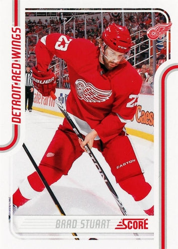 #182 Brad Stuart - Detroit Red Wings - 2011-12 Score Hockey
